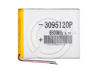 Аккумулятор Li-Pol (батарея) 3x95x120 mm 2 pin 6500mAh 3,7V