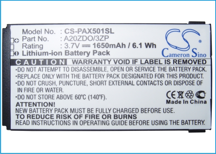 ����������� CS-PAX501SL AB2000AWMC ��� Philips X2300/X130/X501/X513/X523/X623 3.7V / 1650mAh / 6.11W