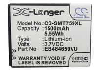 ����������� CS-SMT759XL EB484659VA ��� Samsung GT-i8150/i8350/S5690/S5820  3.7V / 1500mAh / 5.55Wh