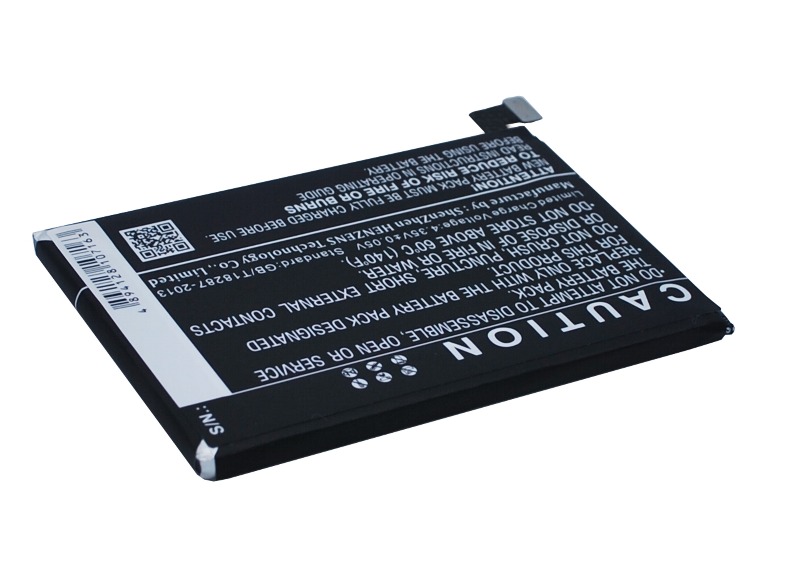 Аккумулятор CS-YJT200SL BLP597 для OnePlus 2 3.8V / 3300mAh / 12.54Wh
