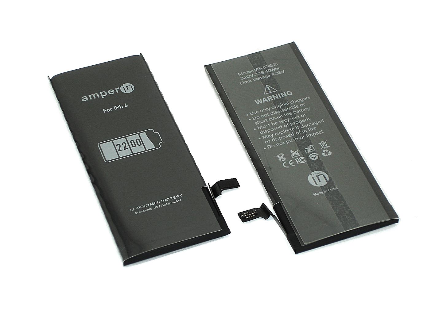 Аккумулятор для iPhone 6 (616-0804, 616-0805, 616-0806) (Amperin)