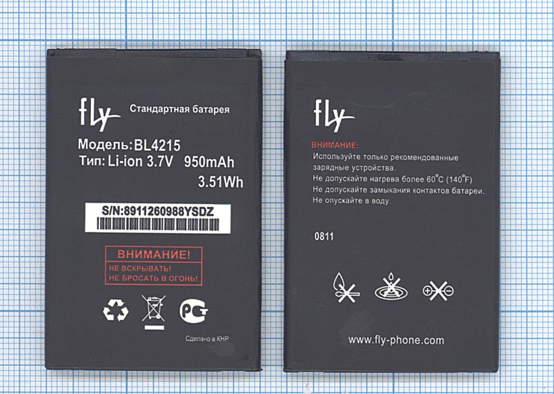 Аккумуляторная батарея BL4215 для Fly Q115