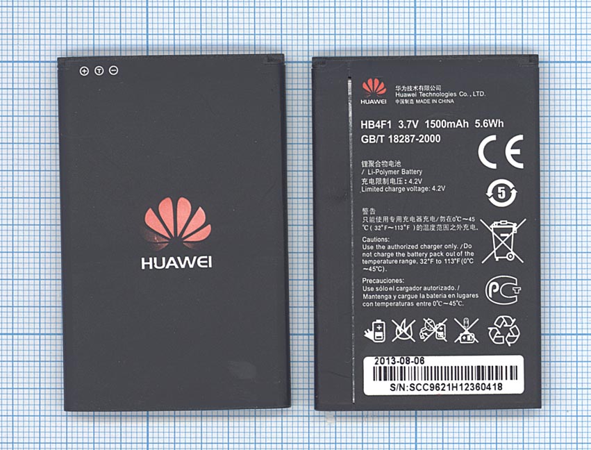 Аккумуляторная батарея HB4F1 для Huawei U8800/E5151
