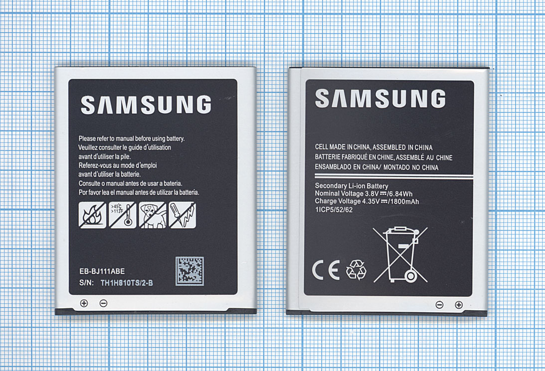 Аккумуляторная батарея EB-BJ111ABE для Samsung Galaxy J1 Ace, J1 Ace Neo 1800mah