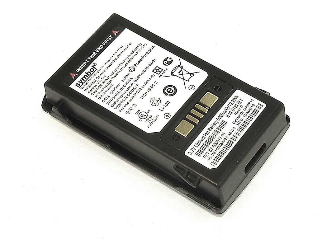Аккумуляторная батарея 5200 mAh для терминала сбора данных Zebra/Motorola Symbol MC3200 MC3300 серий