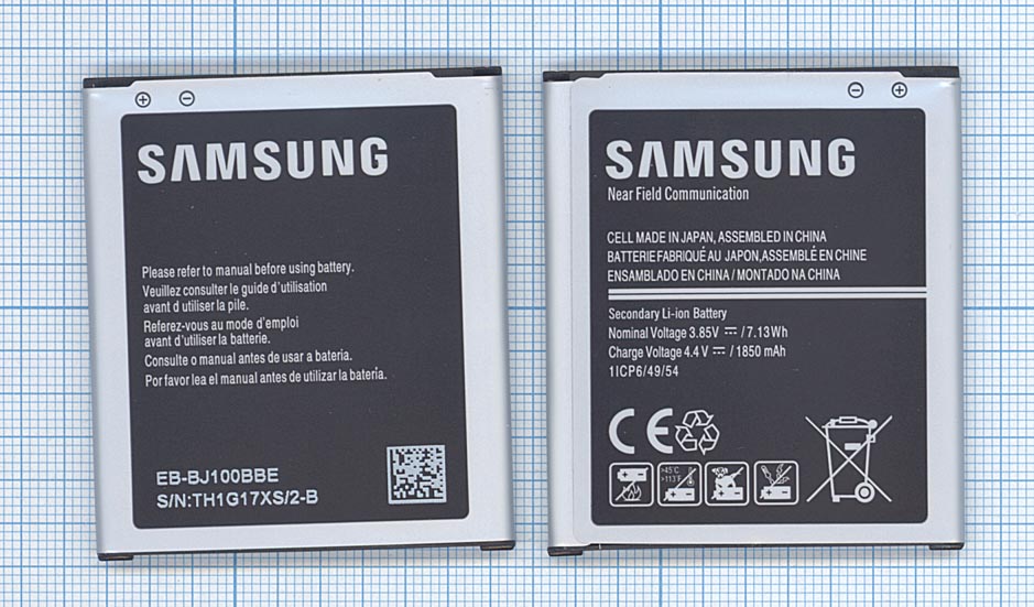 Аккумулятор Samsung J100H Galaxy J1 (EB-BJ100CBE/EB-BJ100BBE) ориг
