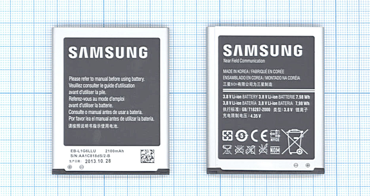 Аккумулятор Samsung i9300/i9305/i9308 (EB-L1G6LLU) ориг