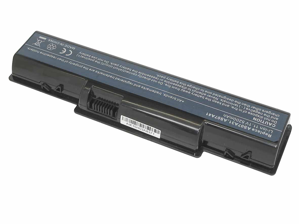Аккумулятор Acer AS07A31 AS07A41 AS07A51 MS2220 (Travelmate 4310/4710/4520) 11.1V 4400-5200mAh OEM