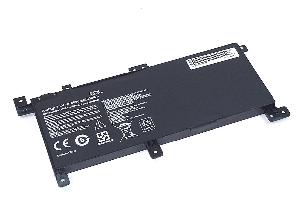 Аккумуляторная батарея C21N1509 для Asus X556 F556UF K556U R558UA A556U 7.6V 38Wh OEM