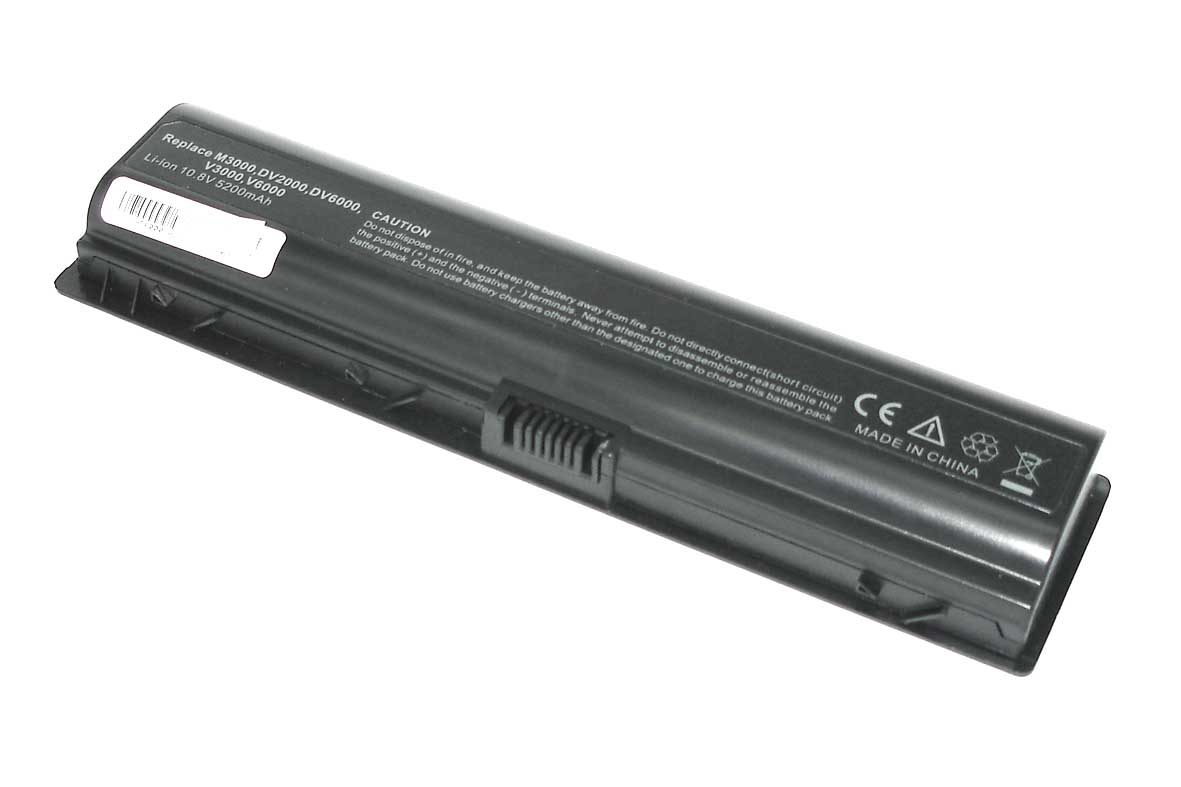 Аккумулятор HP EV088AA для серий Pavilion dv2000 dv6000, Compaq Presario V3000 V6000 4400 mAh OEM