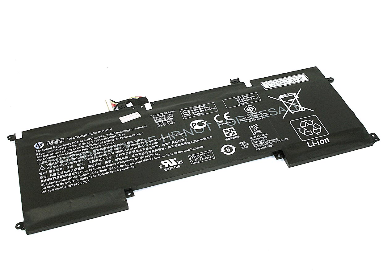 Аккумуляторная батарея AB06XL для ноутбука HP ENVY 13-AD023TU 7.7V 53.16Wh