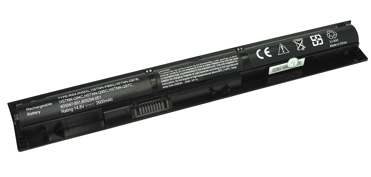 Аккумуляторная батарея RI04 для ноутбука HP ProBook 450 G3, 470 G3 14.8V 2600mAh OEM