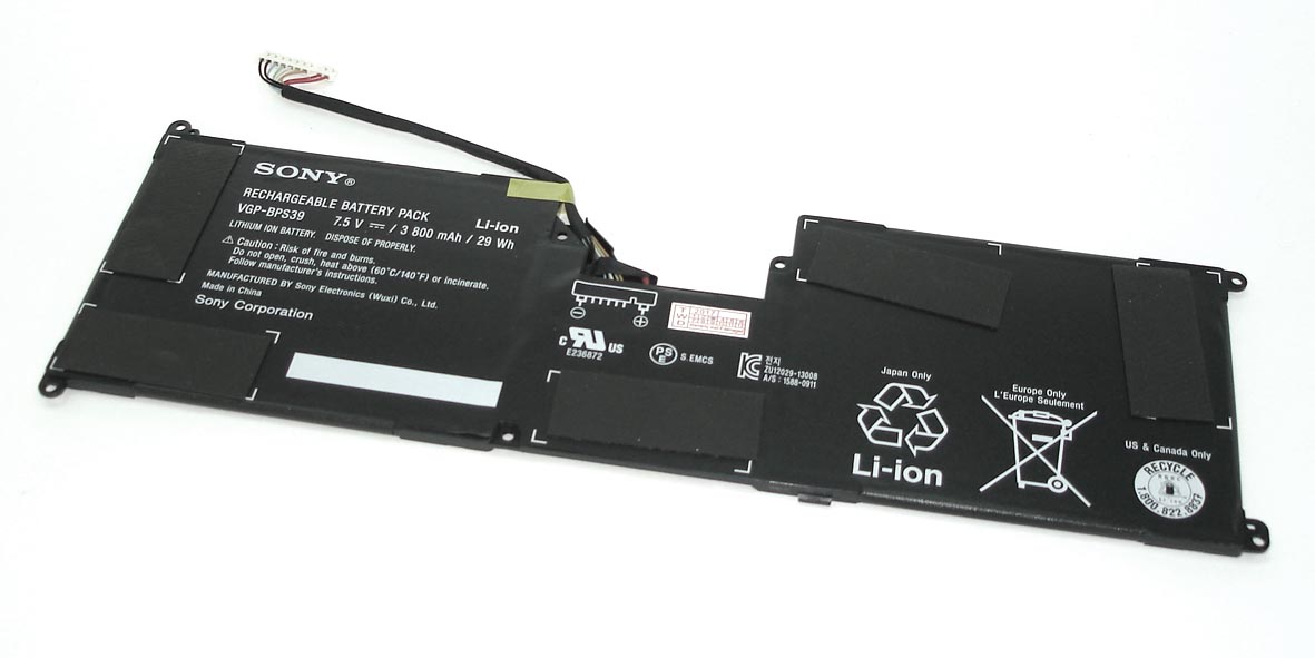 �������������� ������� VGP-BPS39 ��� �������� Sony VAIO Tap 11 7.5V 29Wh