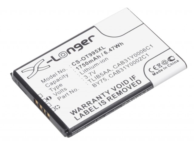 Аккумулятор CameronSino CS-OT995XL (Alcatel One Touch 993/993D/995)