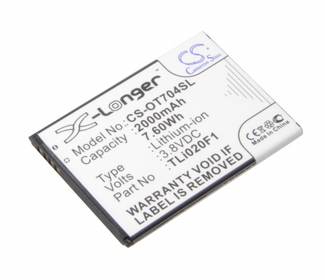 Аккумулятор CameronSino CS-OT704SL (Alcatel One Touch 6036Y Idol 2 mini S/5042A)