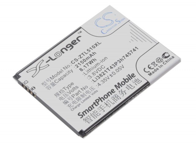 Аккумулятор CameronSino CS-ZTL510XL (ZTE Blade L5/Blade L5 Plus)