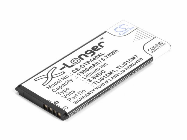 Аккумулятор CameronSino CS-OTP440XL для Alcatel Pixi 4 4034D
