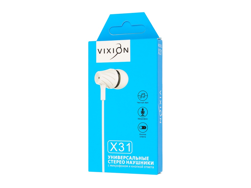 Наушники VIXION X31 (белый)