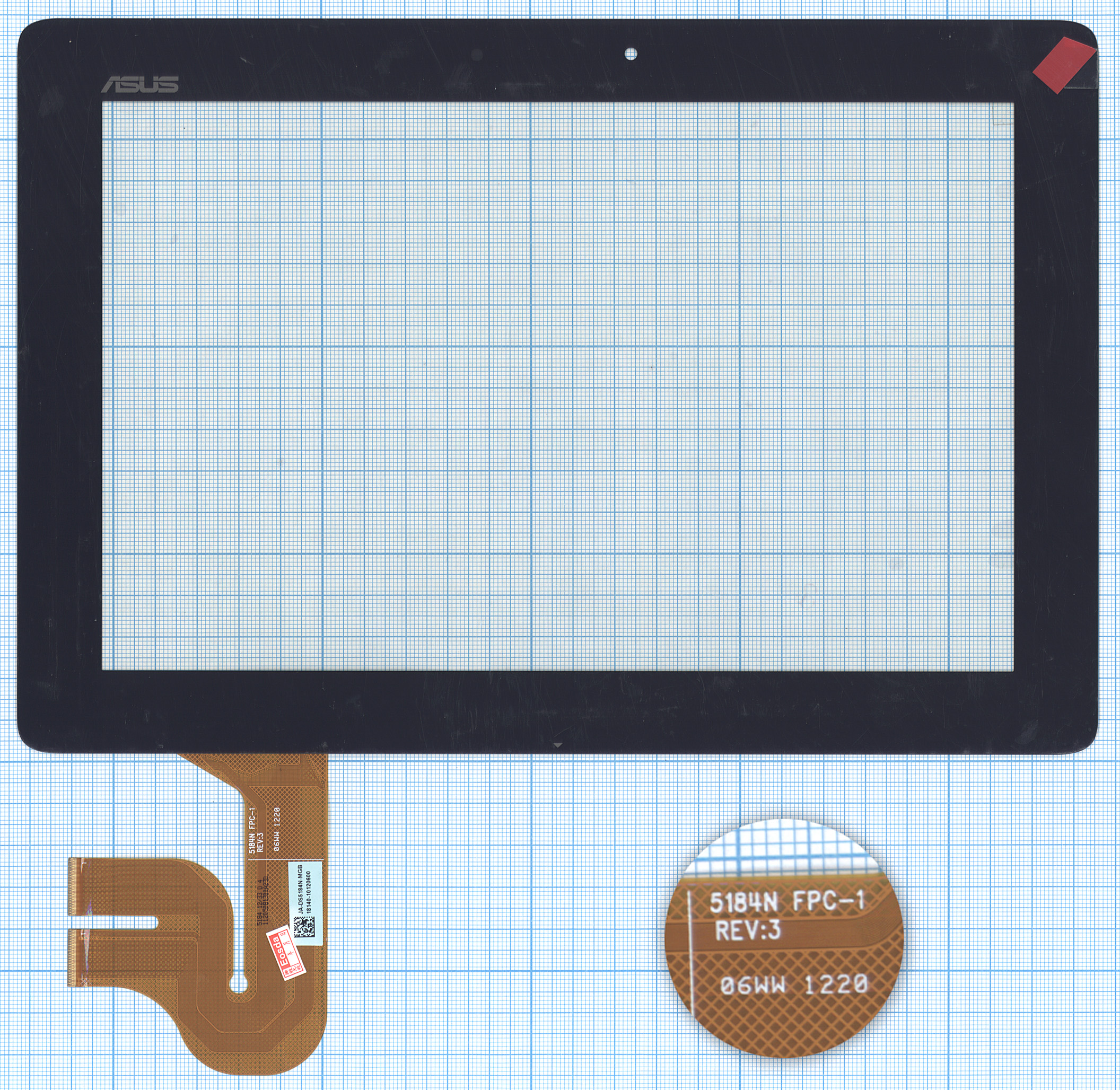 Тачскрин для Asus EeePad Transformer TF700