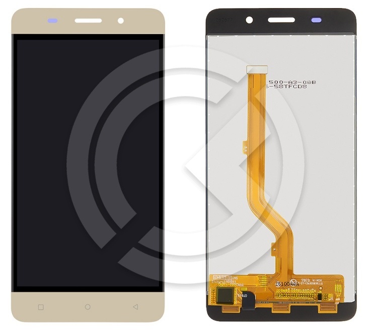 Дисплей для Highscreen Power Rage Evo + тачскрин (золото)