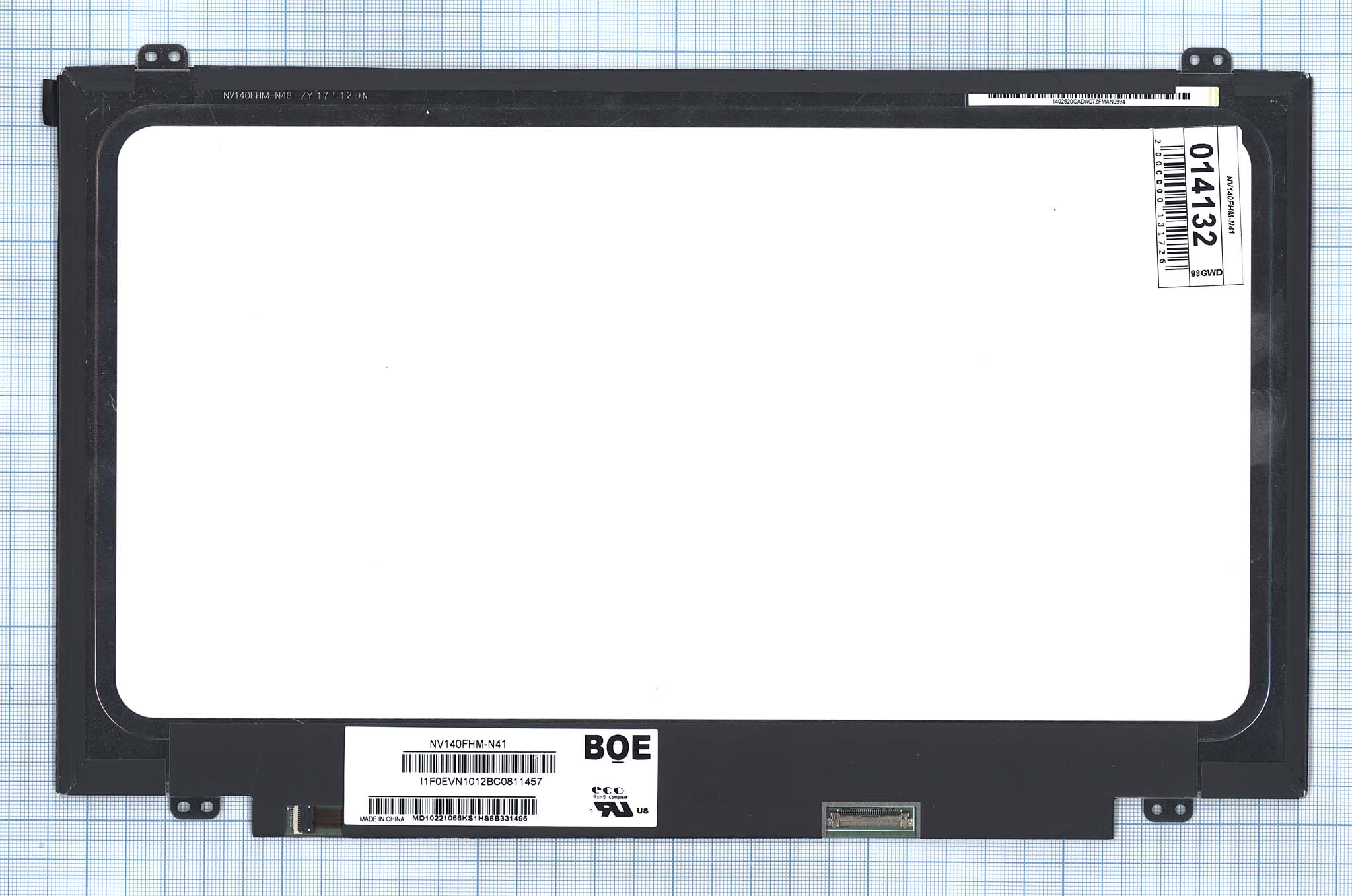 Матрица NV140FHM-N41 1920x1080 IPS 30pin 320*205мм с ушами