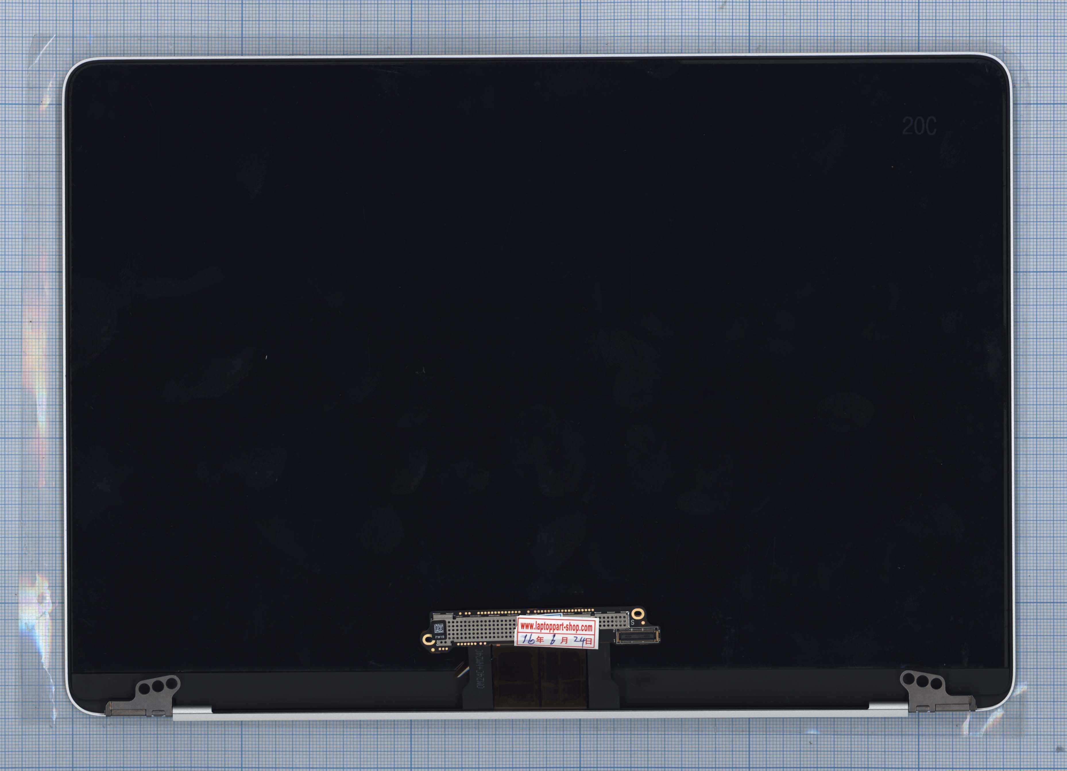 Крышка Apple Macbook A1534 (матрица в сборе) серебро