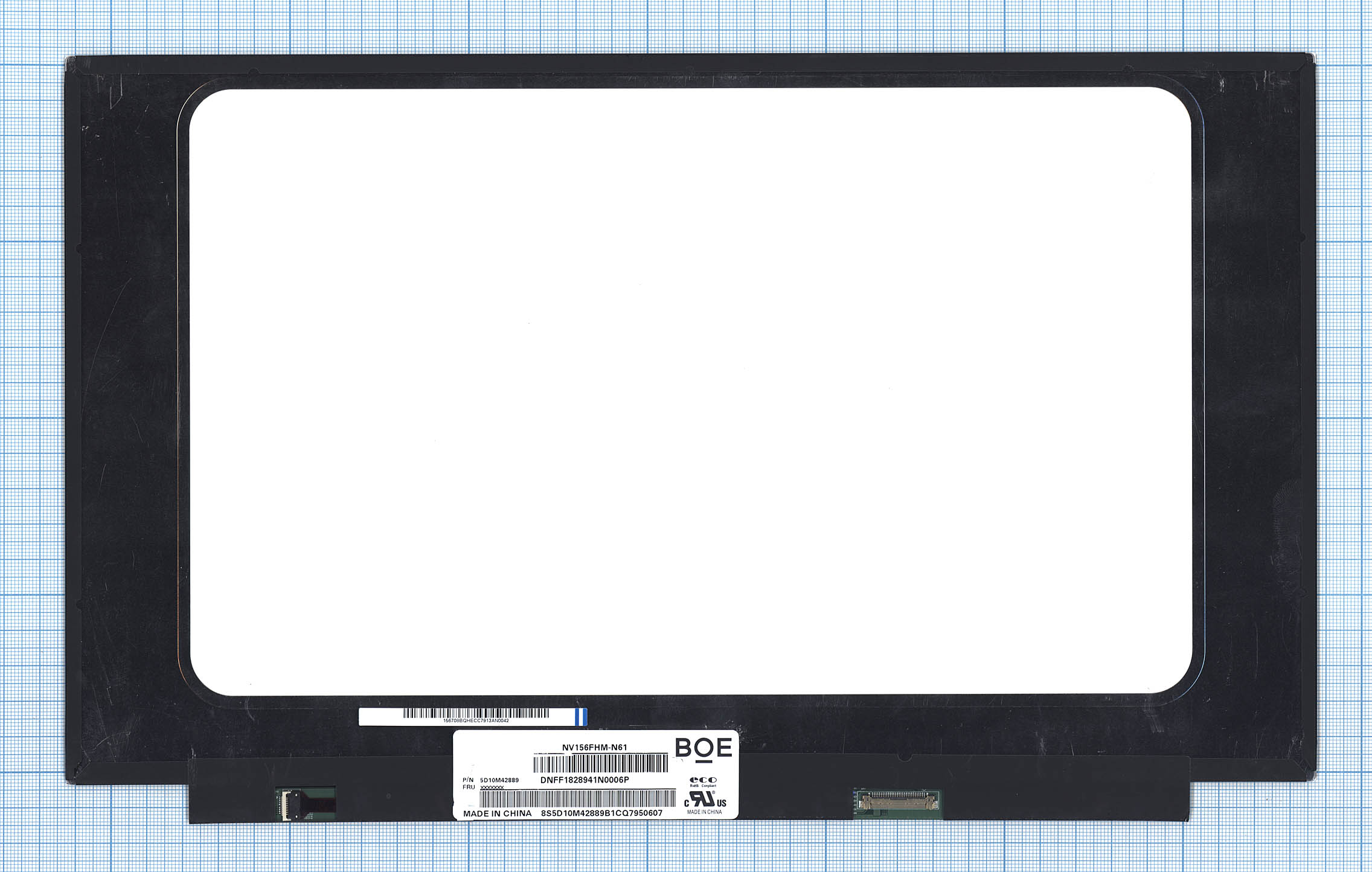 Матрица NV156FHM-N61 1920*1080 Slim IPS 30pin 350mm (без ушей)(NTSC 72%)