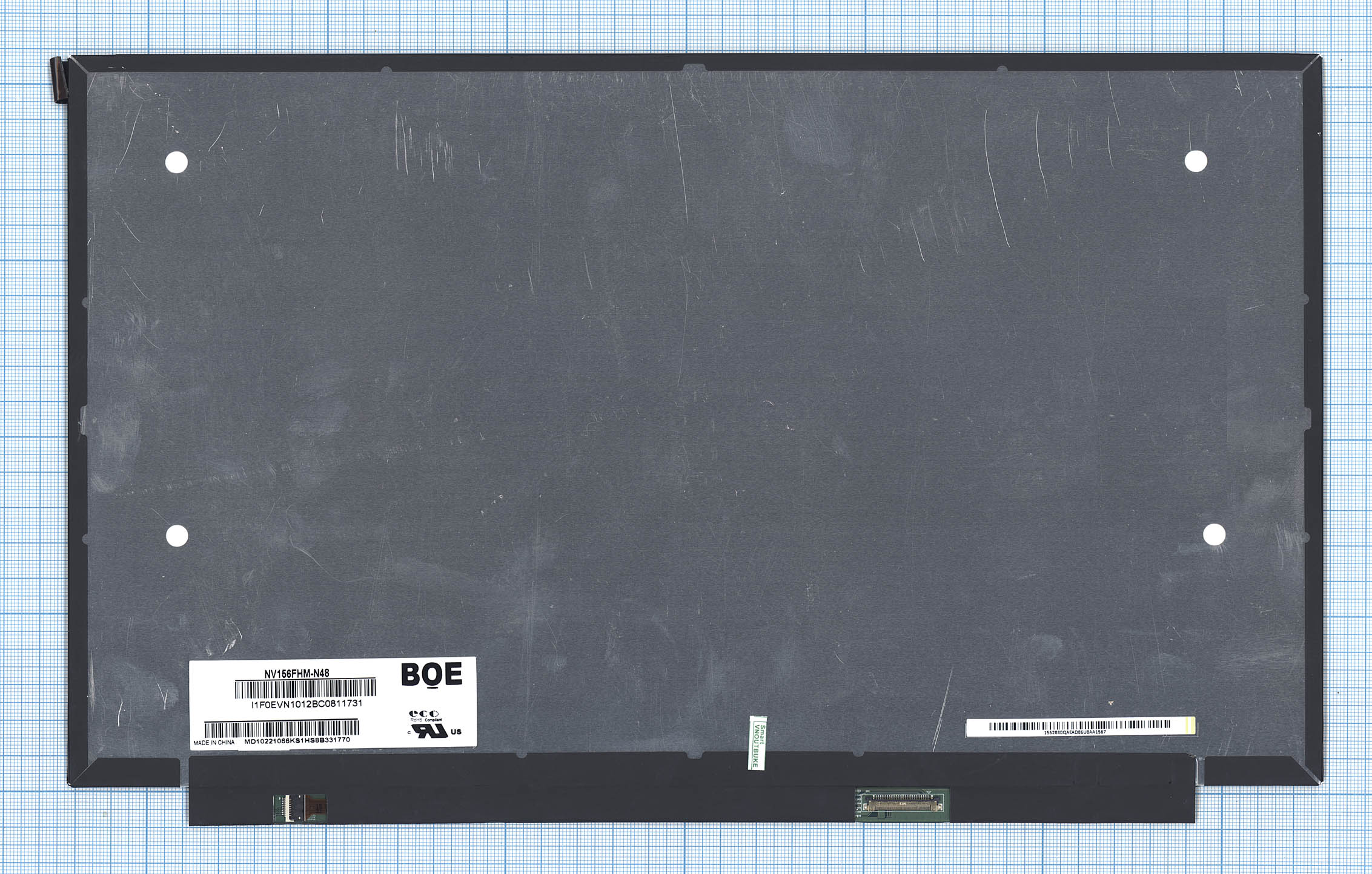 Матрица NV156FHM-N48 glossy 1920*1080 Slim IPS 30pin 350mm (без ушей)