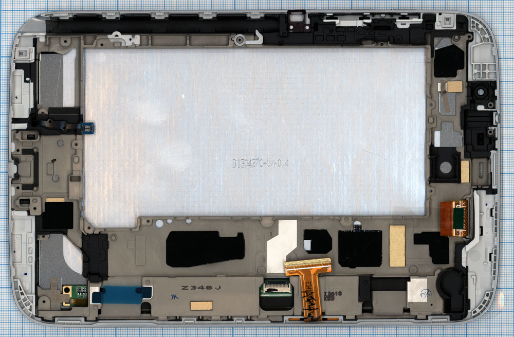 Модуль (матрица + тачскрин) Samsung Galaxy Note 8.0 GT-N5100 белый с рамкой