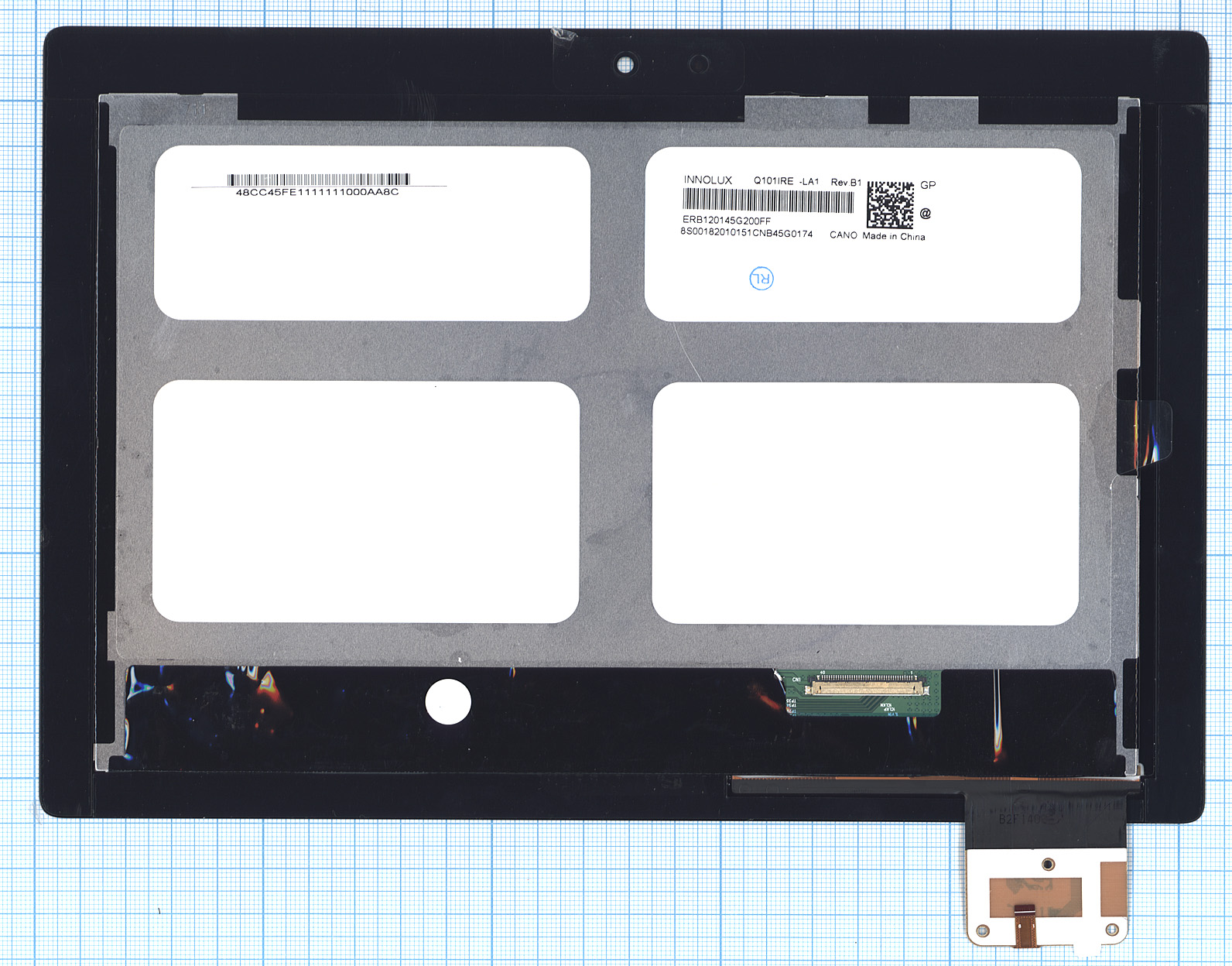 Модуль (матрица + тачскрин) Lenovo IdeaTab S6000 черный
