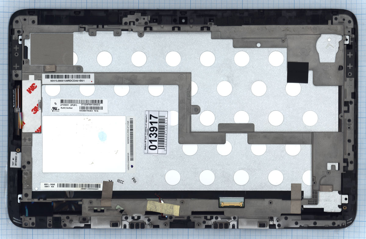 Модуль (матрица + тачскрин) HP Split 13-m001tu x2 черный с рамкой