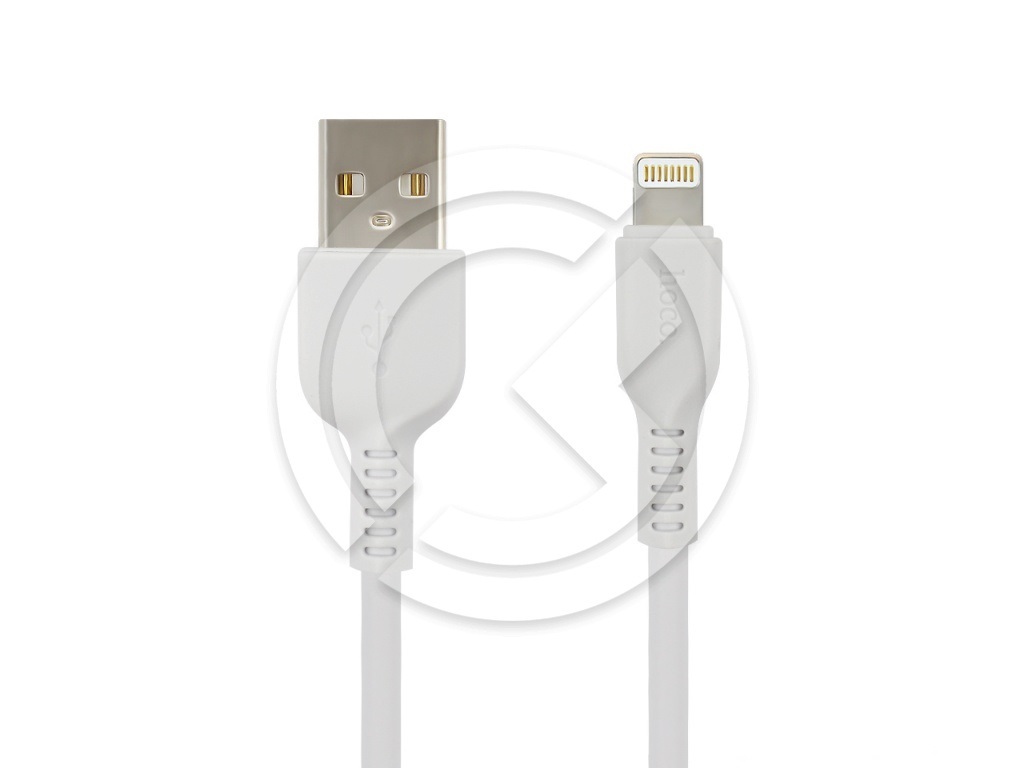 Кабель USB HOCO (X20) для iPhone 5/5C/5S/6/6 Plus/6S/6S Plus (lightning) (1m) (белый)