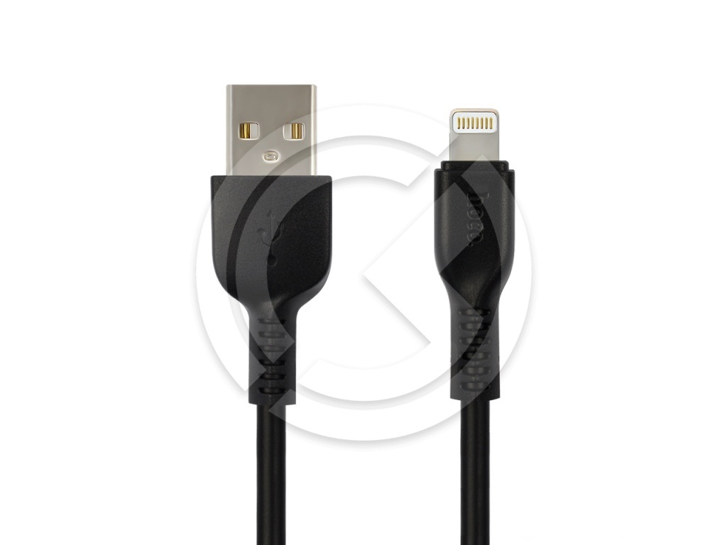 Кабель USB HOCO (X20) для iPhone 5/5C/5S/6/6 Plus/6S/6S Plus (lightning) (1м) (черный)