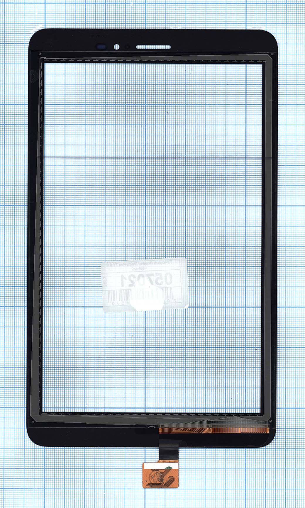 Тачскрин для Huawei MediaPad 8' T1 (S8-701 MCF080-1607-v3.0) (черный)