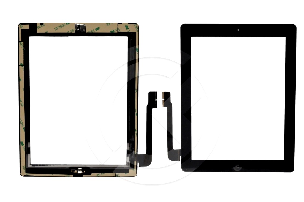 Тачскрин для iPad3 / iPad4 +кнопка HOME (черный)