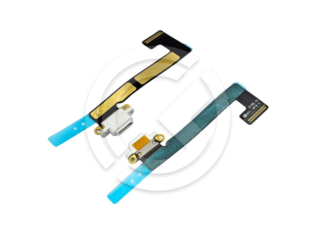 Шлейф для iPad Mini 2/3 + разъем зарядки (белый)