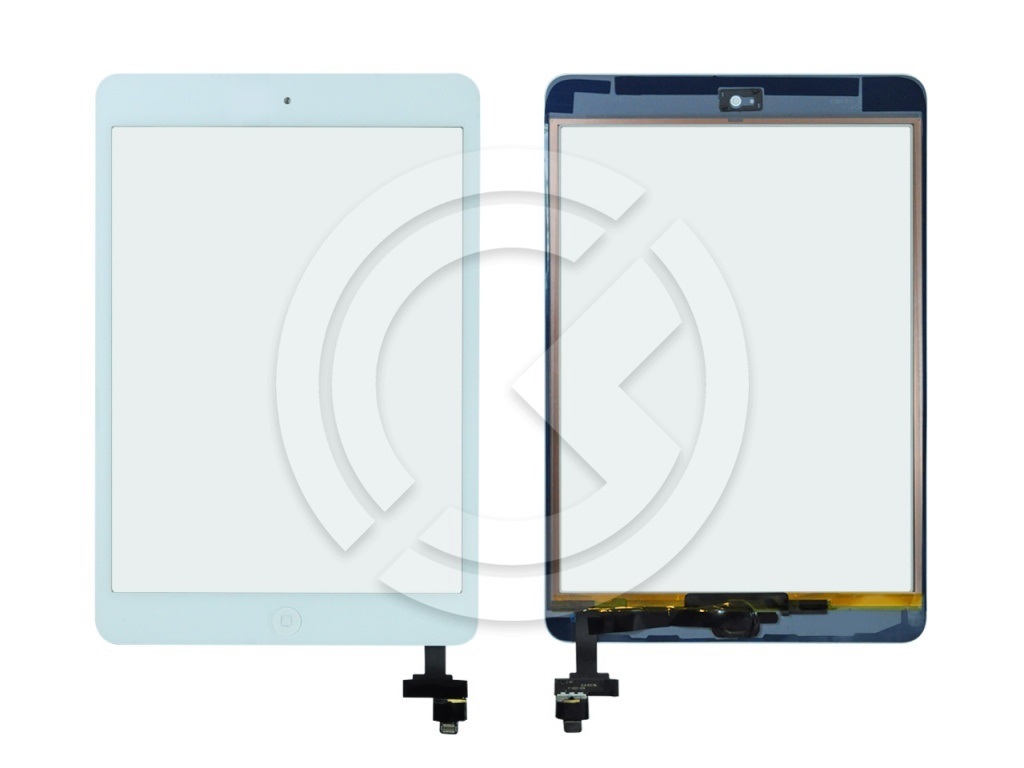 Тачскрин для iPad mini / mini2 (с разъемом) + кнопка HOME (белый) ориг