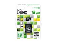 ����� ������ MicroSD T-Flash Mirex 08 Gb Class 10 + ������� SD