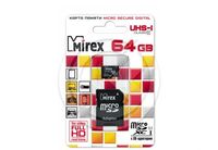 ����� ������ MicroSD T-Flash Mirex 64 Gb Class 10 UHS-1 + ������� SD
