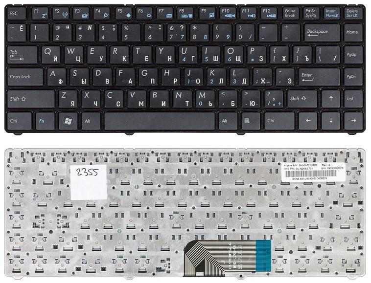 Клавиатура для ноутбука Asus 0KN3-021US03 черная