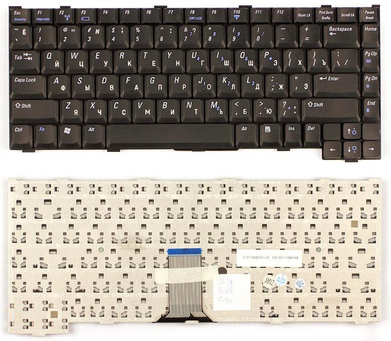 Клавиатура для ноутбука Dell Inspiron 1200 2200 Latitude 110L PP10S черная