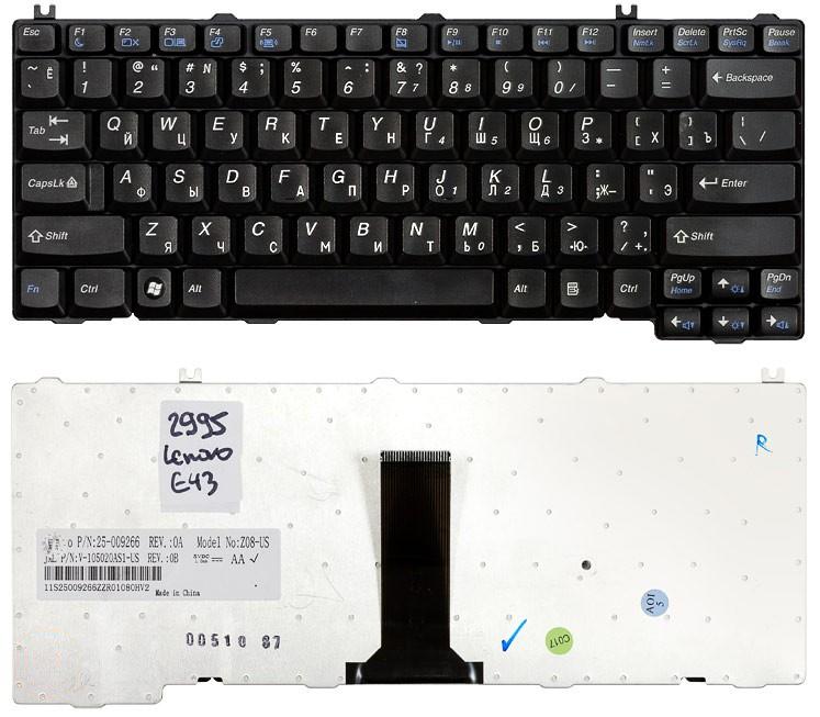 Клавиатура для ноутбука Lenovo ThinkPad E43 черная