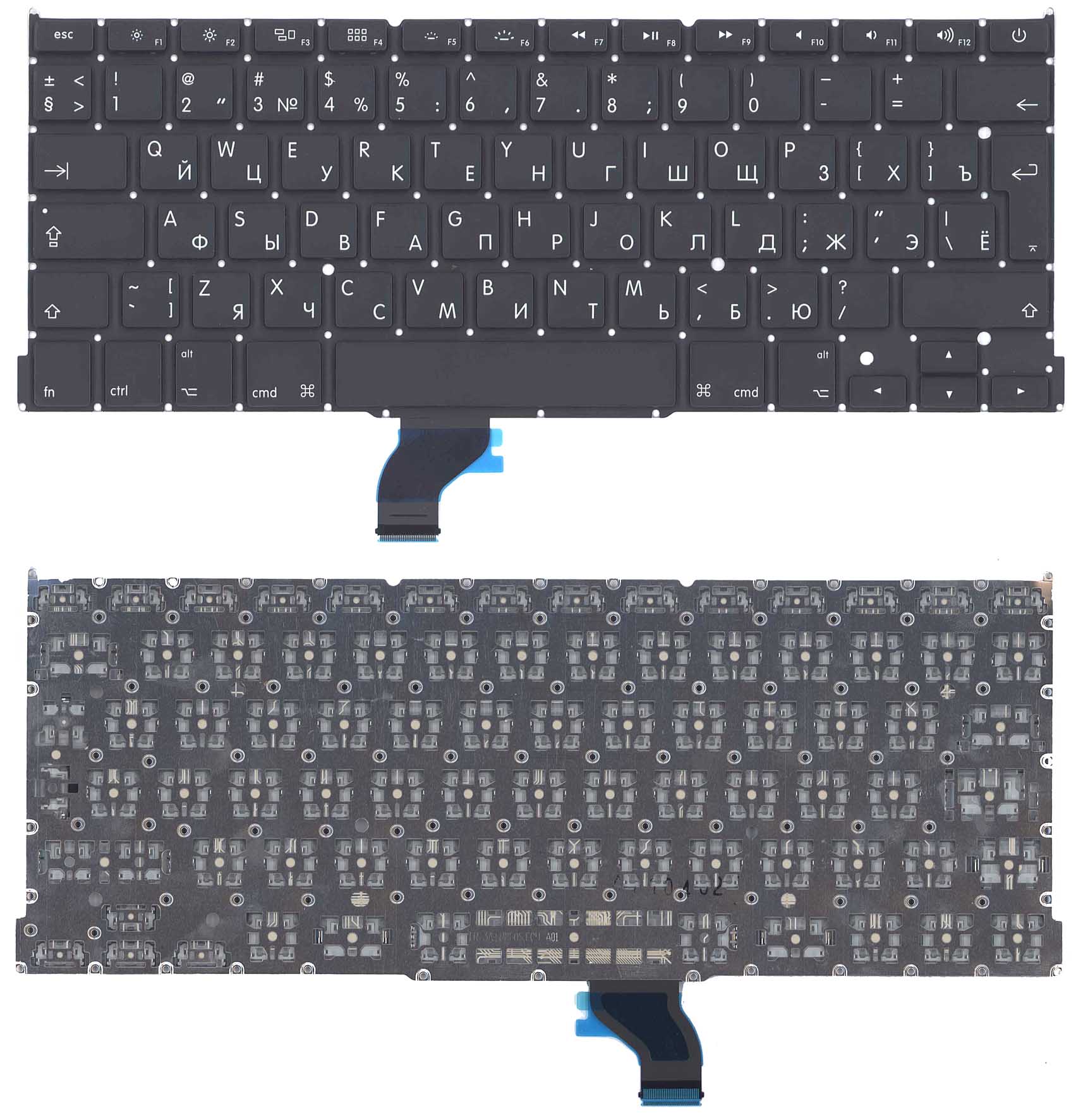 Клавиатура для ноутбука Apple MacBook Pro 13" Retina A1502 2013+ большой Enter RU