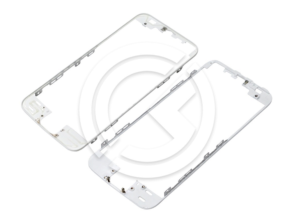 Рамка дисплея для iPhone 5S + клей (белый)