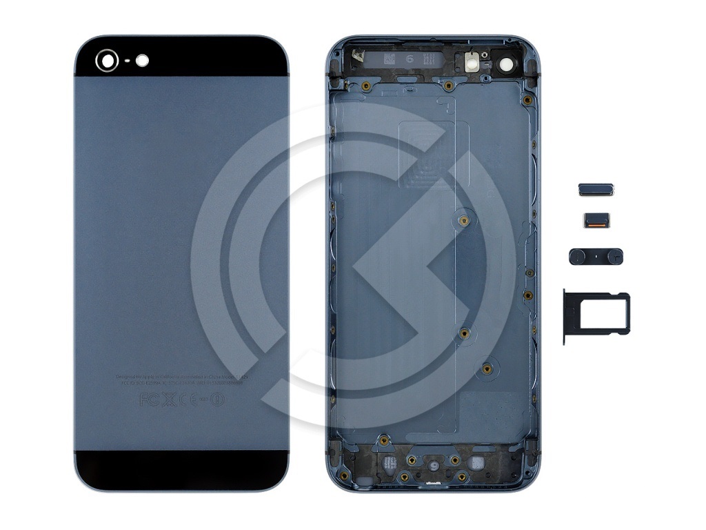 Задняя крышка для iPhone 5 (черный) AAA