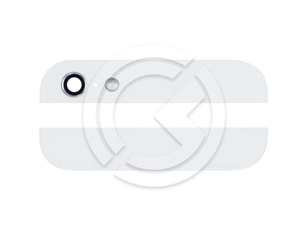 Стекло задней крышки для iPhone 5 (2шт) (белый)