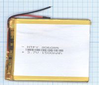 ����������� Li-Pol (�������) 3*60*85�� 2pin 3.7V/1500mAh