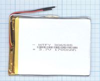 Аккумулятор Li-Pol (батарея) 3*65*85мм 3pin 3.7V/1700mAh
