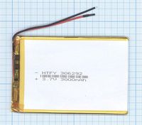 Аккумулятор Li-Pol (батарея) 3*60*92мм 2pin 3.7V/3000mAh