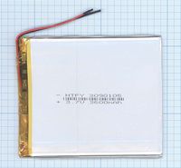 Аккумулятор Li-Pol (батарея) 3*90*105мм 2pin 3.7V/3600mAh